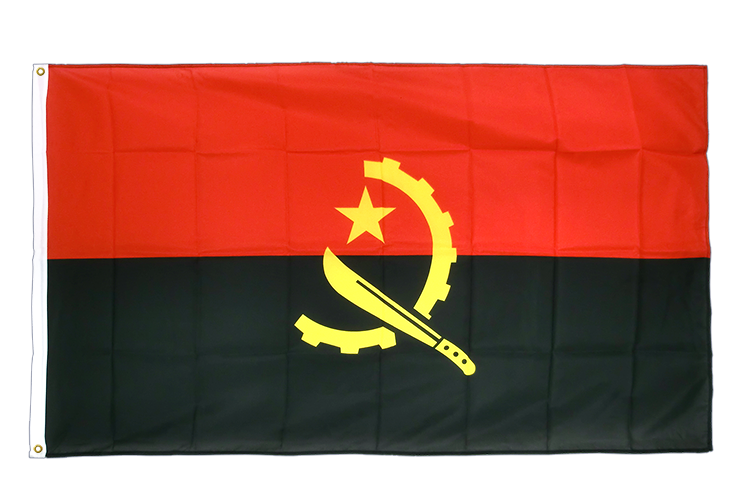 Premium Flag Angola - 3x5 ft CV