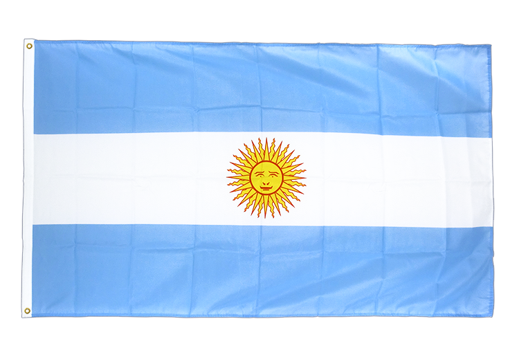 Argentinien Hissflagge 90 x 150 cm CV