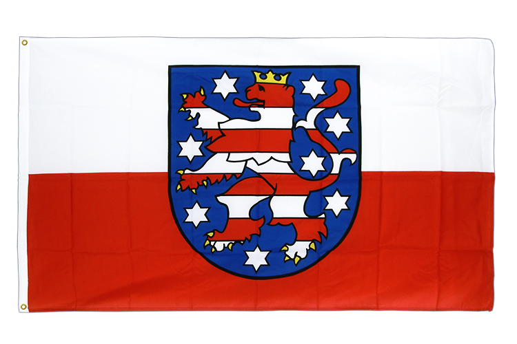 Thüringen - Hissflagge 90 x 150 cm CV