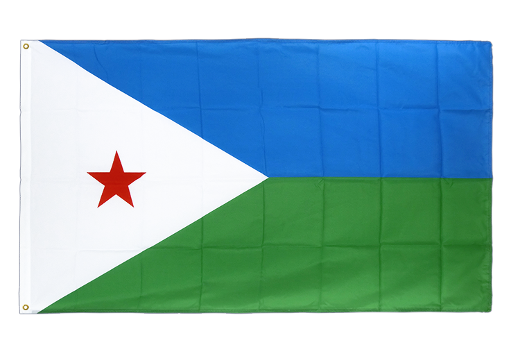 Premium Flag Djibouti - 3x5 ft CV