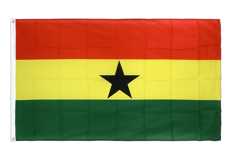 Ghana Hissflagge 90 x 150 cm CV