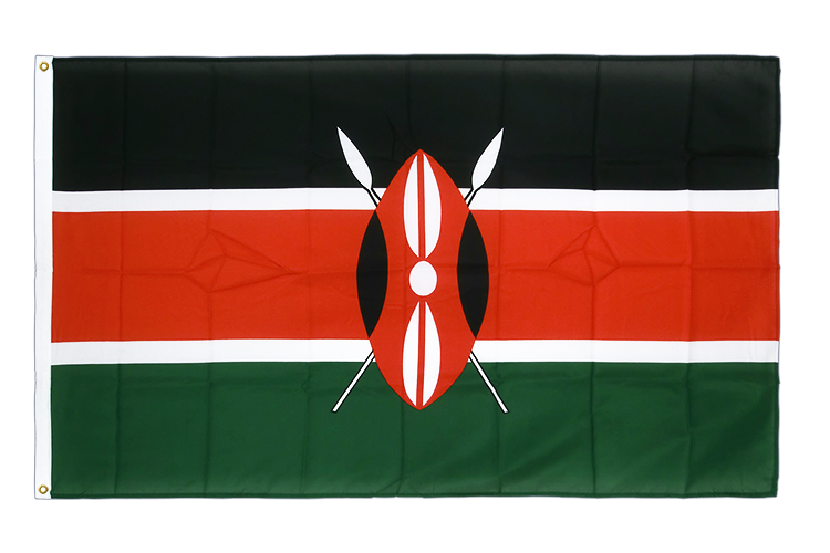 Kenya - Drapeau 90 x 150 cm CV
