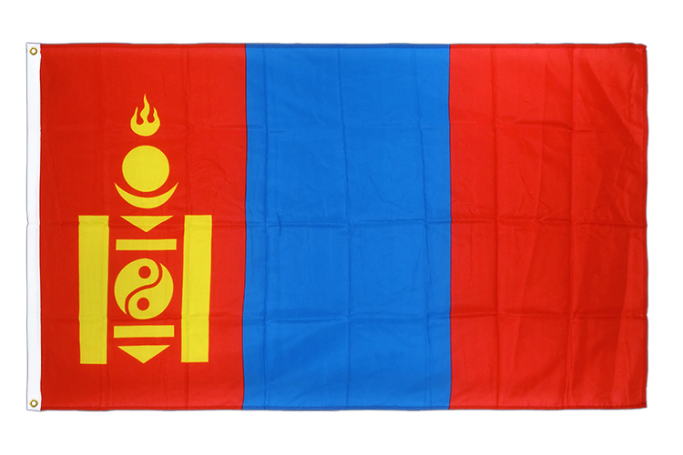 Mongolei - Hissflagge 90 x 150 cm CV