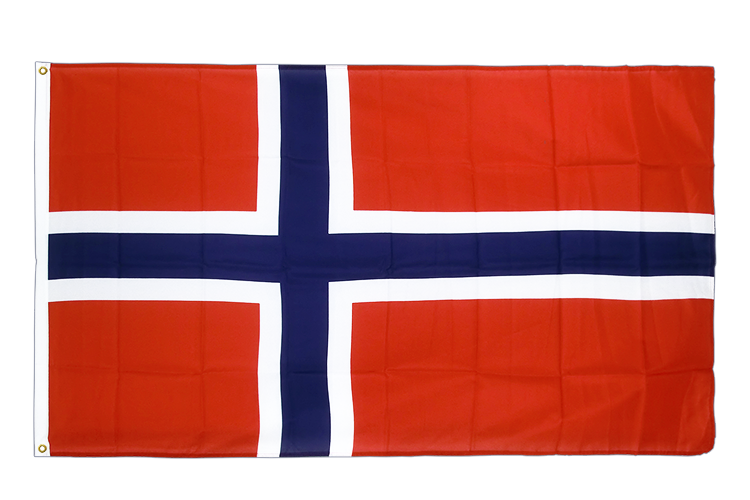 Norwegen - Hissflagge 90 x 150 cm CV