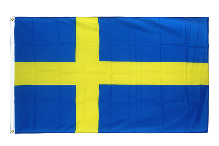 Schweden - Hissflagge 90 x 150 cm CV