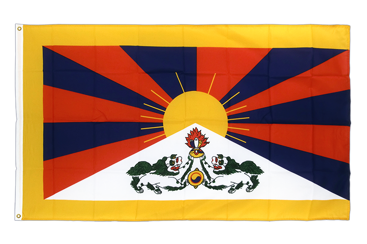 Tibet - Hissflagge 90 x 150 cm CV