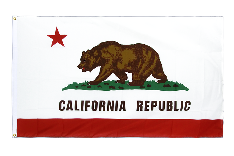Kalifornien - Hissflagge 90 x 150 cm CV
