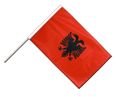 Albanie - Drapeau sur hampe PRO 60 x 90 cm
