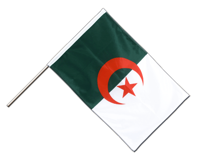 Algérie - Drapeau sur hampe PRO 60 x 90 cm