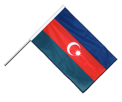 Azerbaijan - Hand Waving Flag PRO 2x3 ft