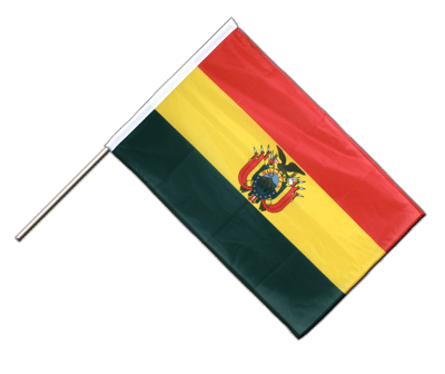 Hand Waving Flag PRO Bolivia - 2x3 ft (60 x 90 cm)