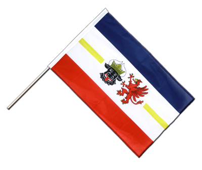 Mecklenburg Vorpommern - Stockflagge PRO 60 x 90 cm