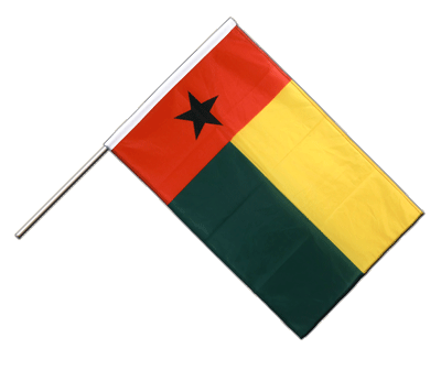 Guinée-Bissau - Drapeau sur hampe PRO 60 x 90 cm