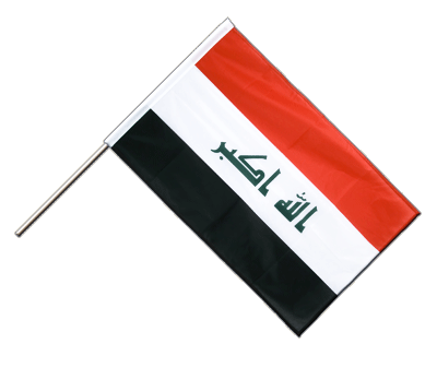 Iraq 2009 - Hand Waving Flag PRO 2x3 ft