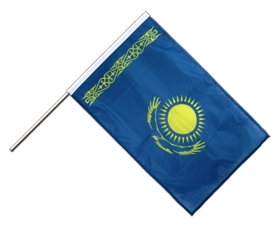 Kazakhstan - Drapeau sur hampe PRO 60 x 90 cm