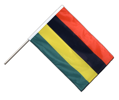 Mauritius - Hand Waving Flag PRO 2x3 ft
