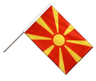Macédoine - Drapeau sur hampe PRO 60 x 90 cm