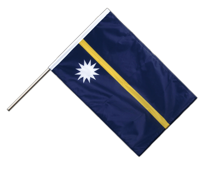 Nauru - Hand Waving Flag PRO 2x3 ft