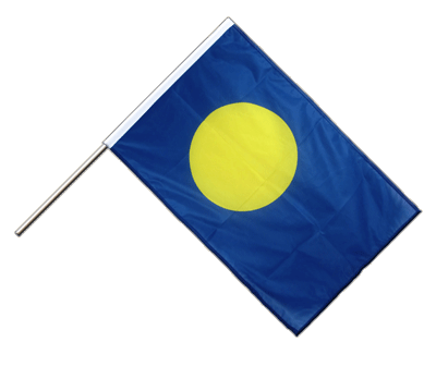 Palau - Hand Waving Flag PRO 2x3 ft