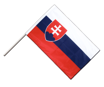 Slovaquie - Drapeau sur hampe PRO 60 x 90 cm