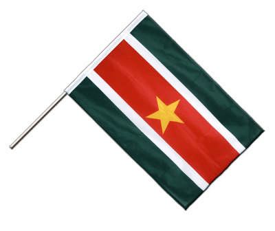 Suriname - Drapeau sur hampe PRO 60 x 90 cm