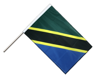 Tanzania - Hand Waving Flag PRO 2x3 ft