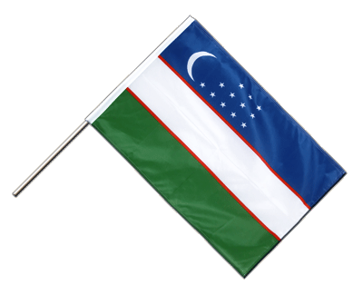 Uzbekistan - Hand Waving Flag PRO 2x3 ft