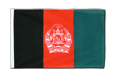 Afghanistan - Hohlsaum Flagge ECO 60 x 90 cm