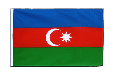 Aserbaidschan - Hohlsaum Flagge ECO 60 x 90 cm