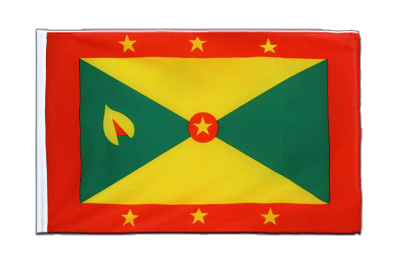 Grenada - Hohlsaum Flagge ECO 60 x 90 cm