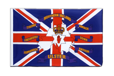Nordirland 6 Provinzen - Hohlsaum Flagge ECO 60 x 90 cm