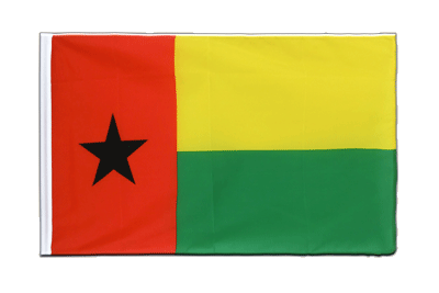 Guinea Bissau - Hohlsaum Flagge ECO 60 x 90 cm
