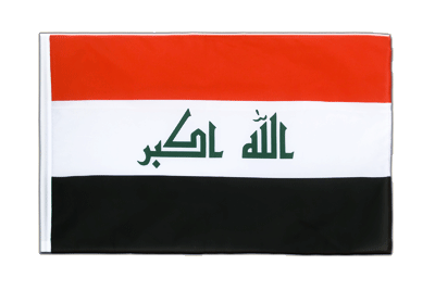 Irak - Hohlsaum Flagge ECO 60 x 90 cm