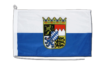 Drapeau Bavière Dienstflagge pour bateau 30 x 45 cm