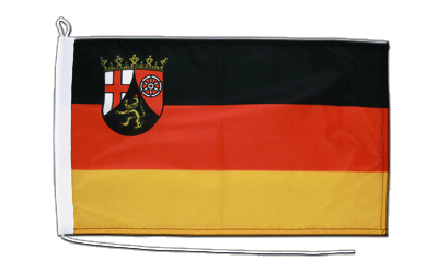 Rheinland Pfalz Bootsflagge 30 x 45 cm