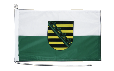 Sachsen Bootsflagge 30 x 45 cm
