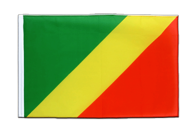 Kongo - Hohlsaum Flagge ECO 60 x 90 cm