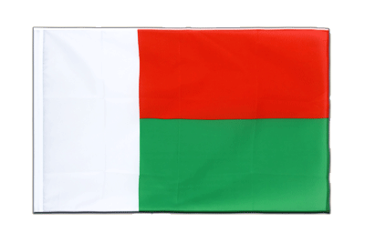 Madagaskar - Hohlsaum Flagge ECO 60 x 90 cm