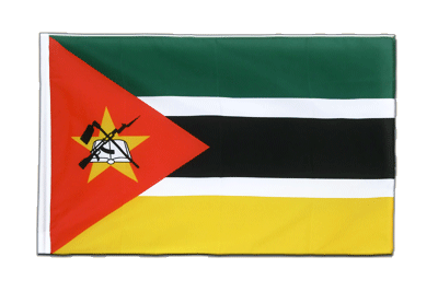 Mosambik - Hohlsaum Flagge ECO 60 x 90 cm