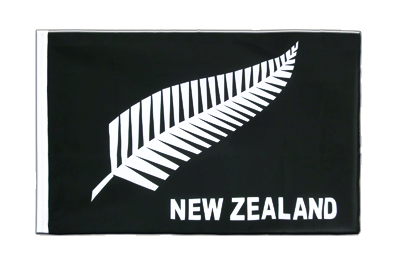 New Zealand feather all blacks - Sleeved Flag ECO 2x3 ft