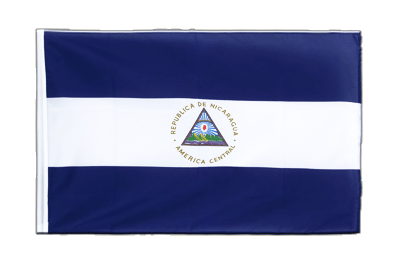 Nicaragua - Hohlsaum Flagge ECO 60 x 90 cm