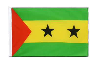 Sao Tome & Principe - Hohlsaum Flagge ECO 60 x 90 cm