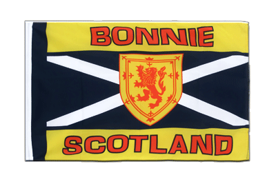 Schottland Bonnie Scotland - Hohlsaum Flagge ECO 60 x 90 cm