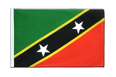 St. Kitts und Nevis - Hohlsaum Flagge ECO 60 x 90 cm