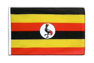 Uganda - Hohlsaum Flagge ECO 60 x 90 cm