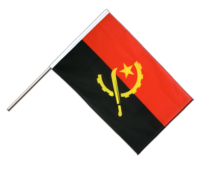 Hand Waving Flag ECO Angola - 2x3 ft