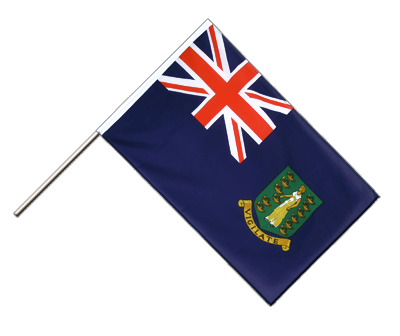 Britische Jungferninseln - Stockflagge ECO 60 x 90 cm