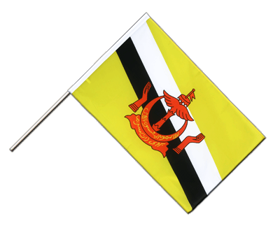 Brunei - Stockflagge ECO 60 x 90 cm