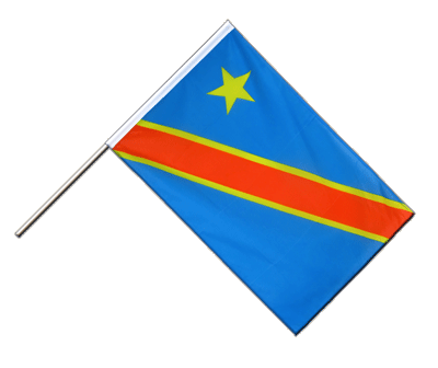 Demokratische Republik Kongo Stockflagge ECO 60 x 90 cm