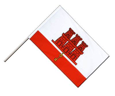 Gibraltar - Stockflagge ECO 60 x 90 cm